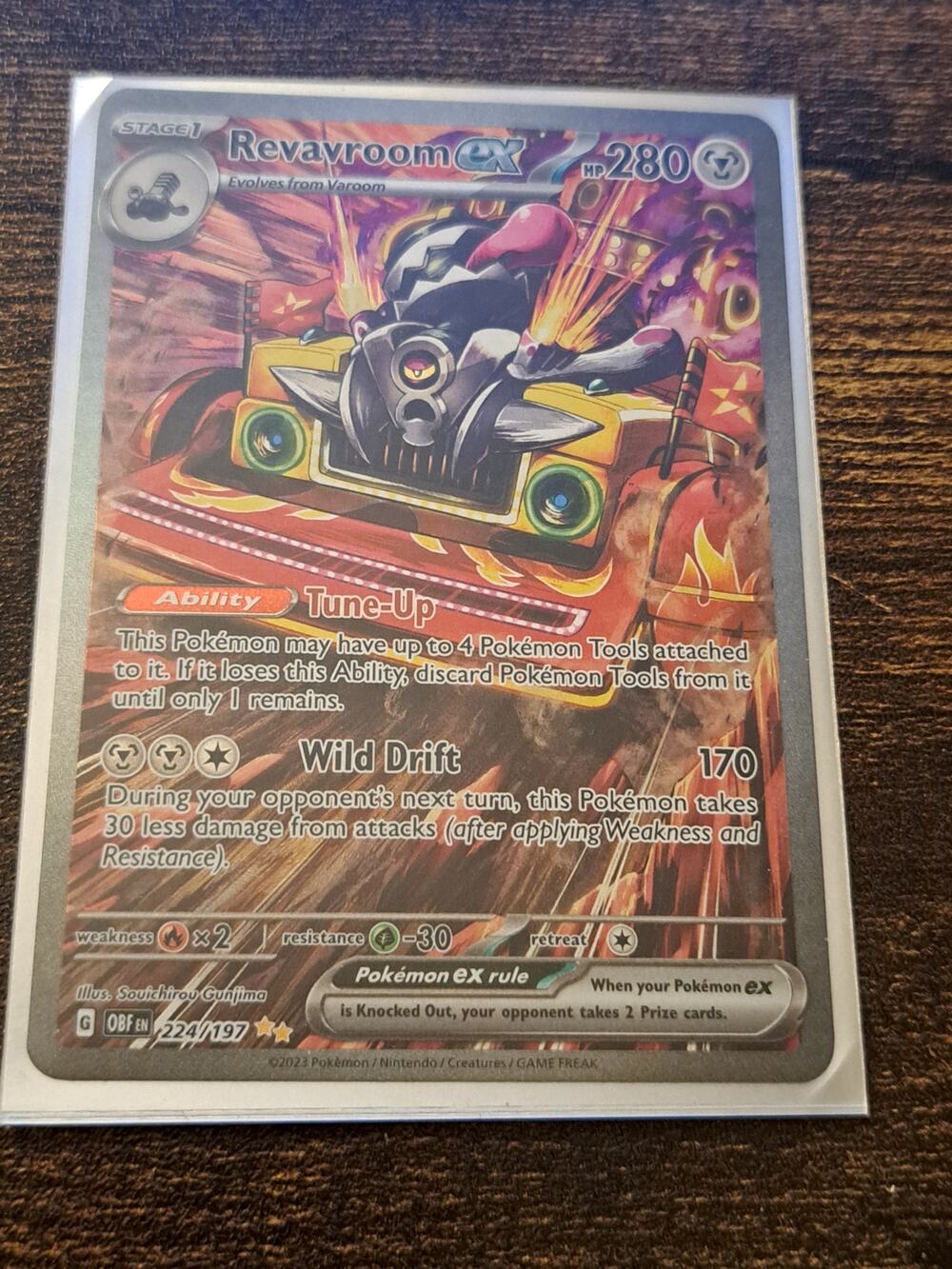 Revavroom EX 224/197 Obsidian Flames Pokemon Card